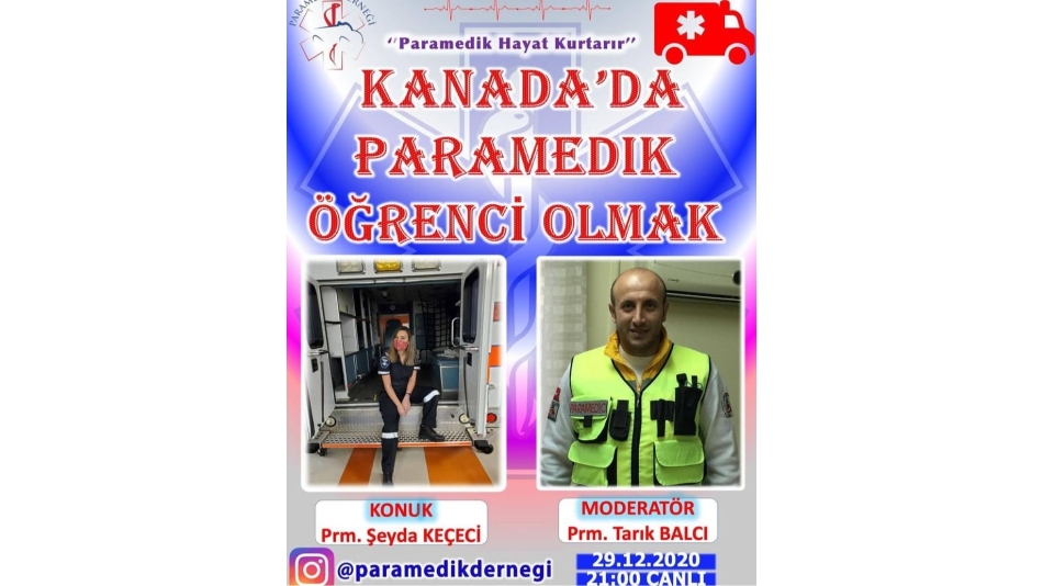 KANADA\'DA PARAMEDİK ÖĞRENCİ OLMAK