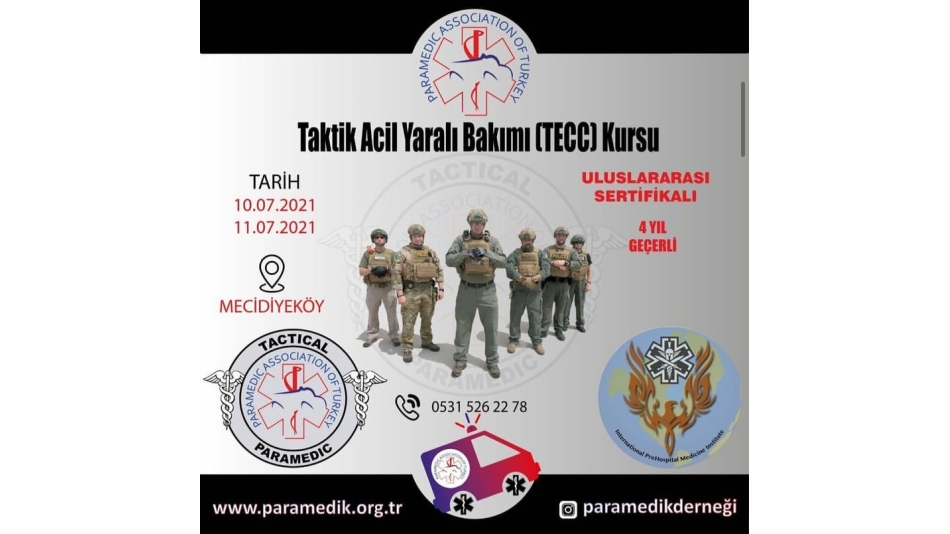 TAKTİK ACİL YARALI BAKIMI (TECC) KURSU