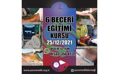 6 BECERİ EĞİTİMİ KURSU