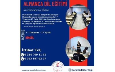 ALMANCA DİL EĞİTİMİ