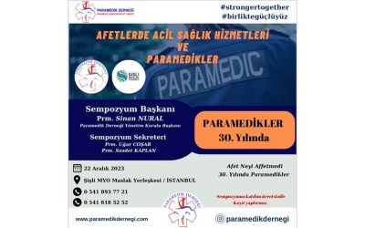 AFETLERDE ACİL SAĞLIK HİZMETLERİ VE PARAMEDİKLER