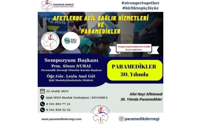 AFETLERDE ACİL SAĞLIK HİZMETLERİ VE PARAMEDİKLER