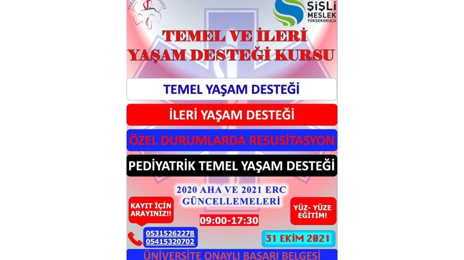 TEMEL VE İLERİ YAŞAM DESTEĞİ KURSU