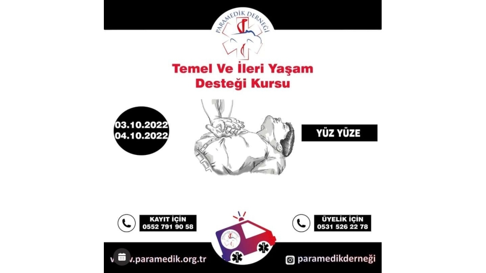 TEMEL VE İLERİ YAŞAM DESTEĞİ KURSU